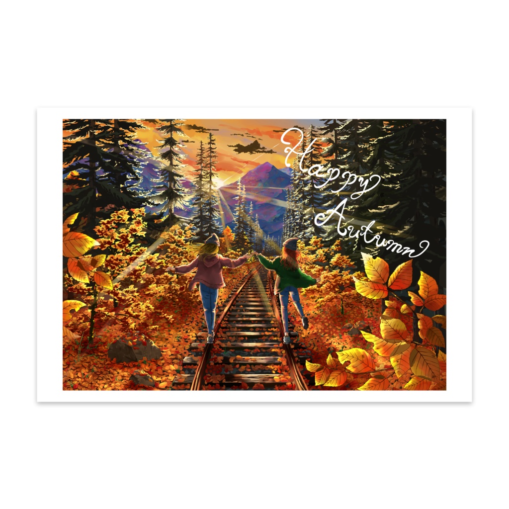post card / Happy Autumn