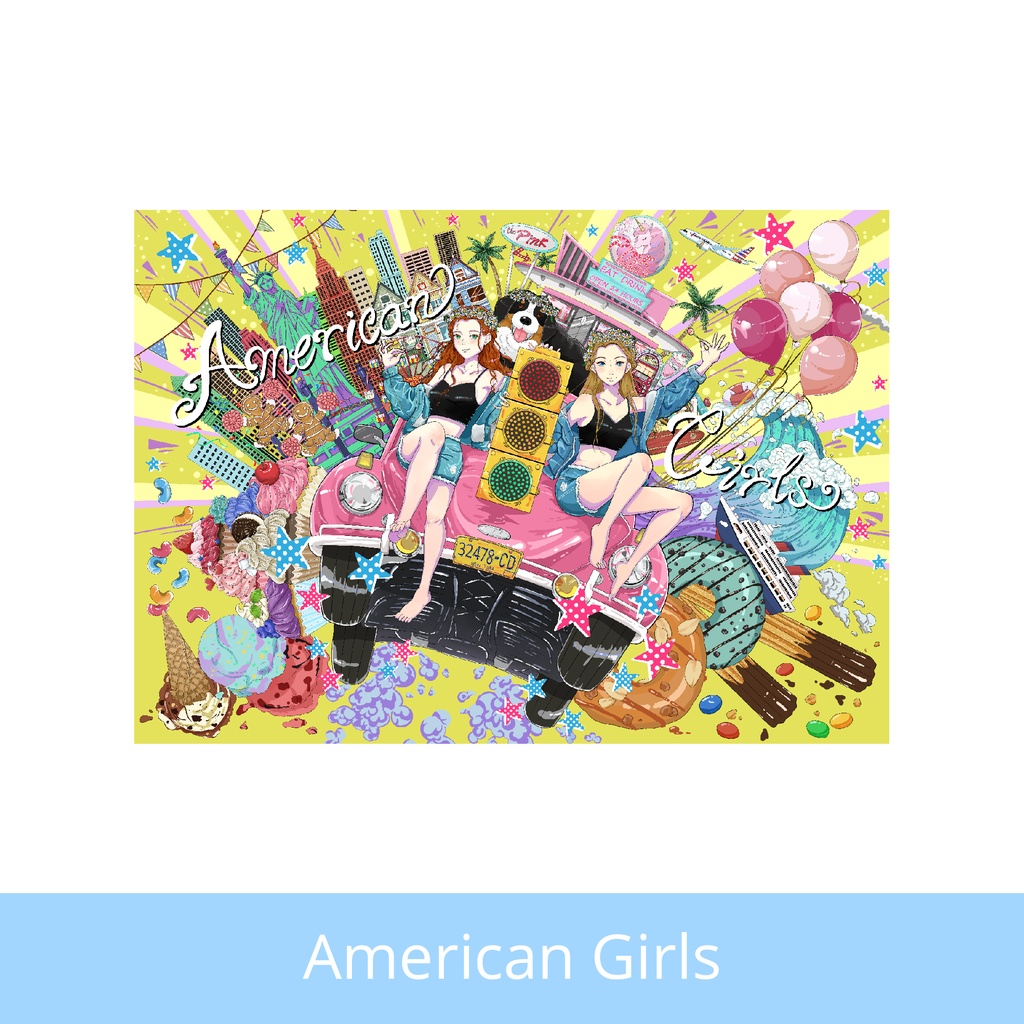 ポストカード  American Girls