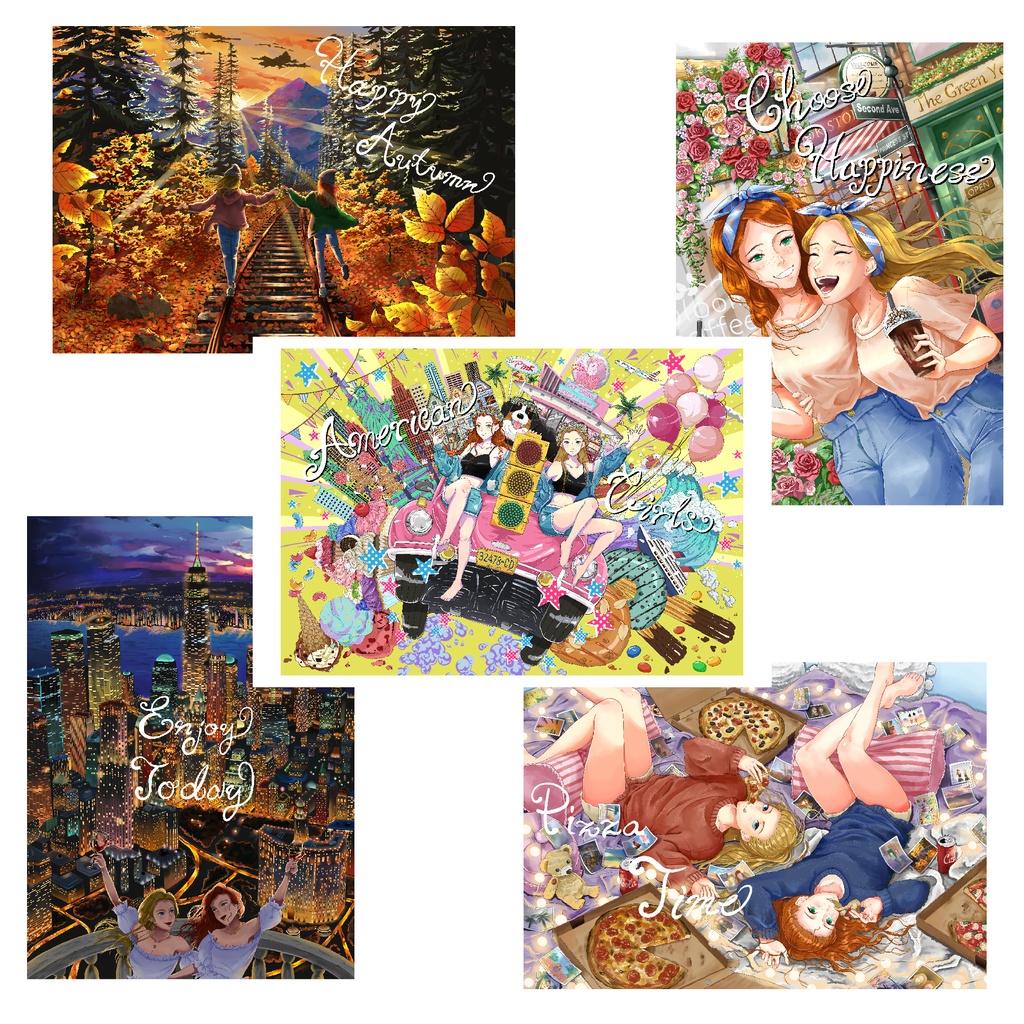 ポストカード  American Girls