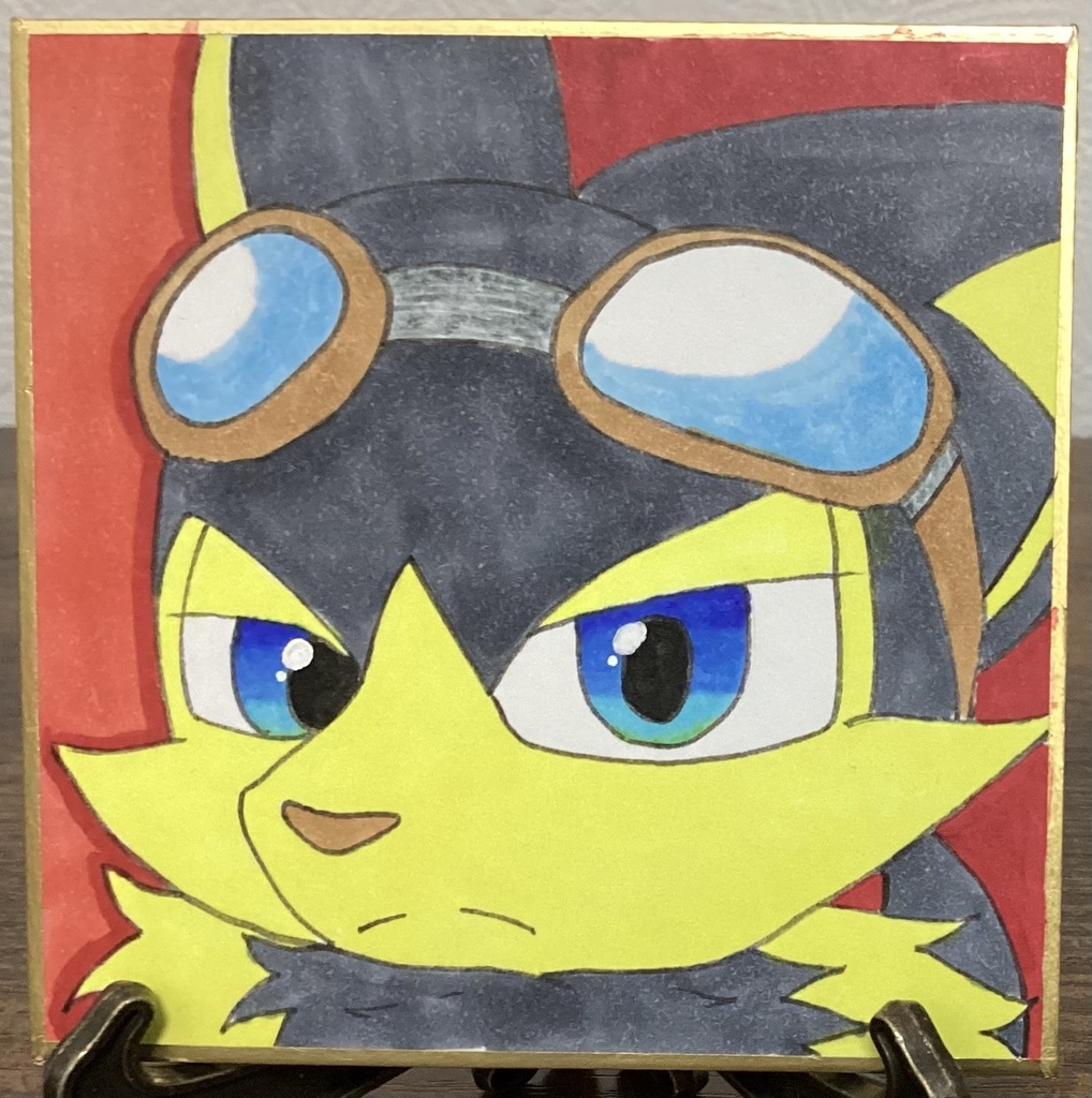 敵キャラ色紙