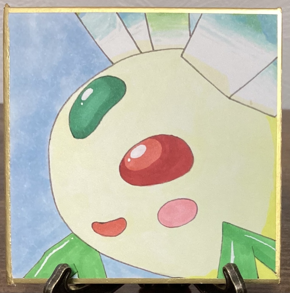 敵キャラ色紙