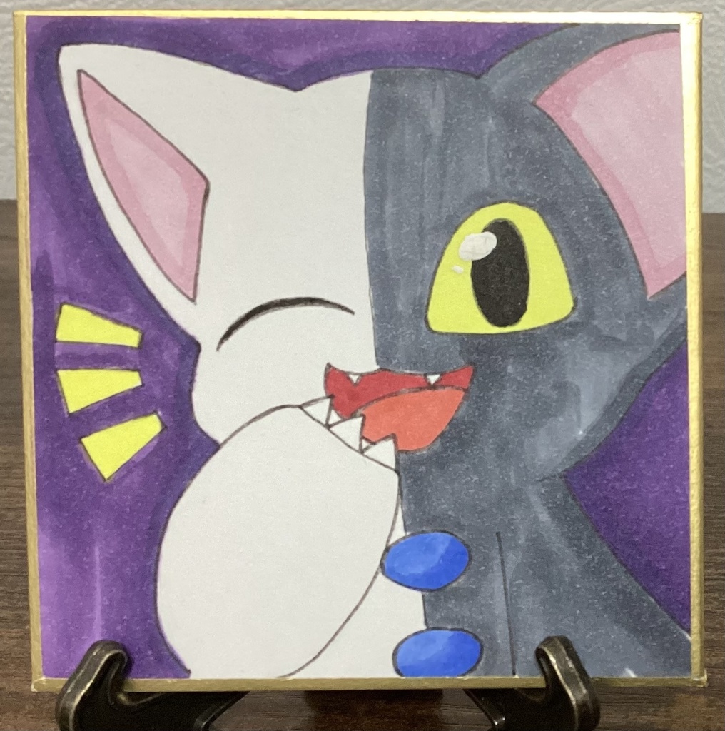 敵キャラ色紙