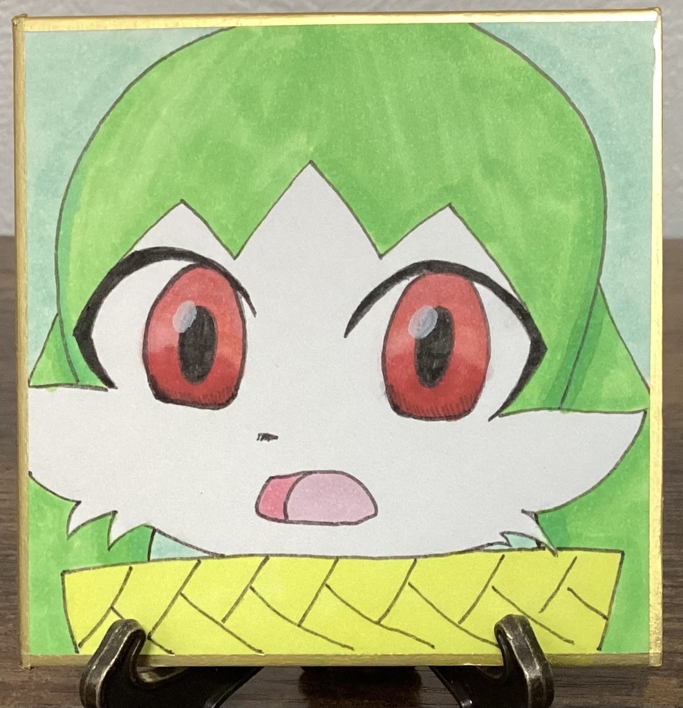 敵キャラ色紙