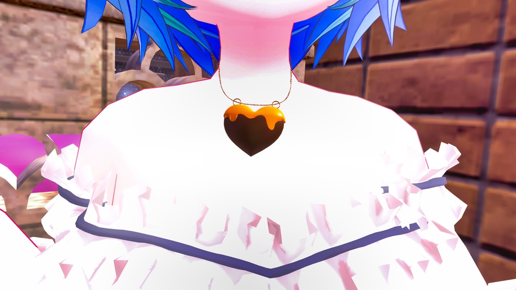 【VRCHAT用】チョコのネックレス
