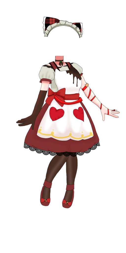 バレンタイン風衣装