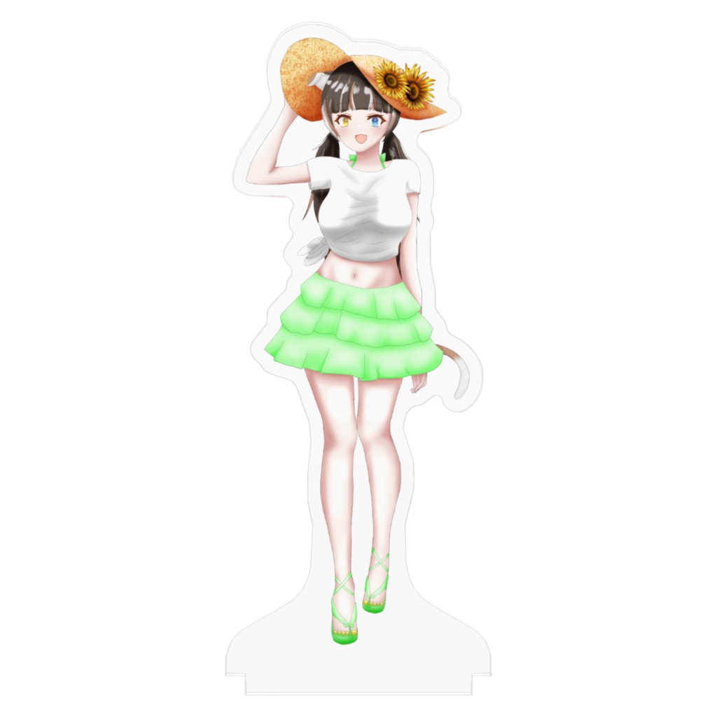 みけ-なつのすがた-あくりるすたんど