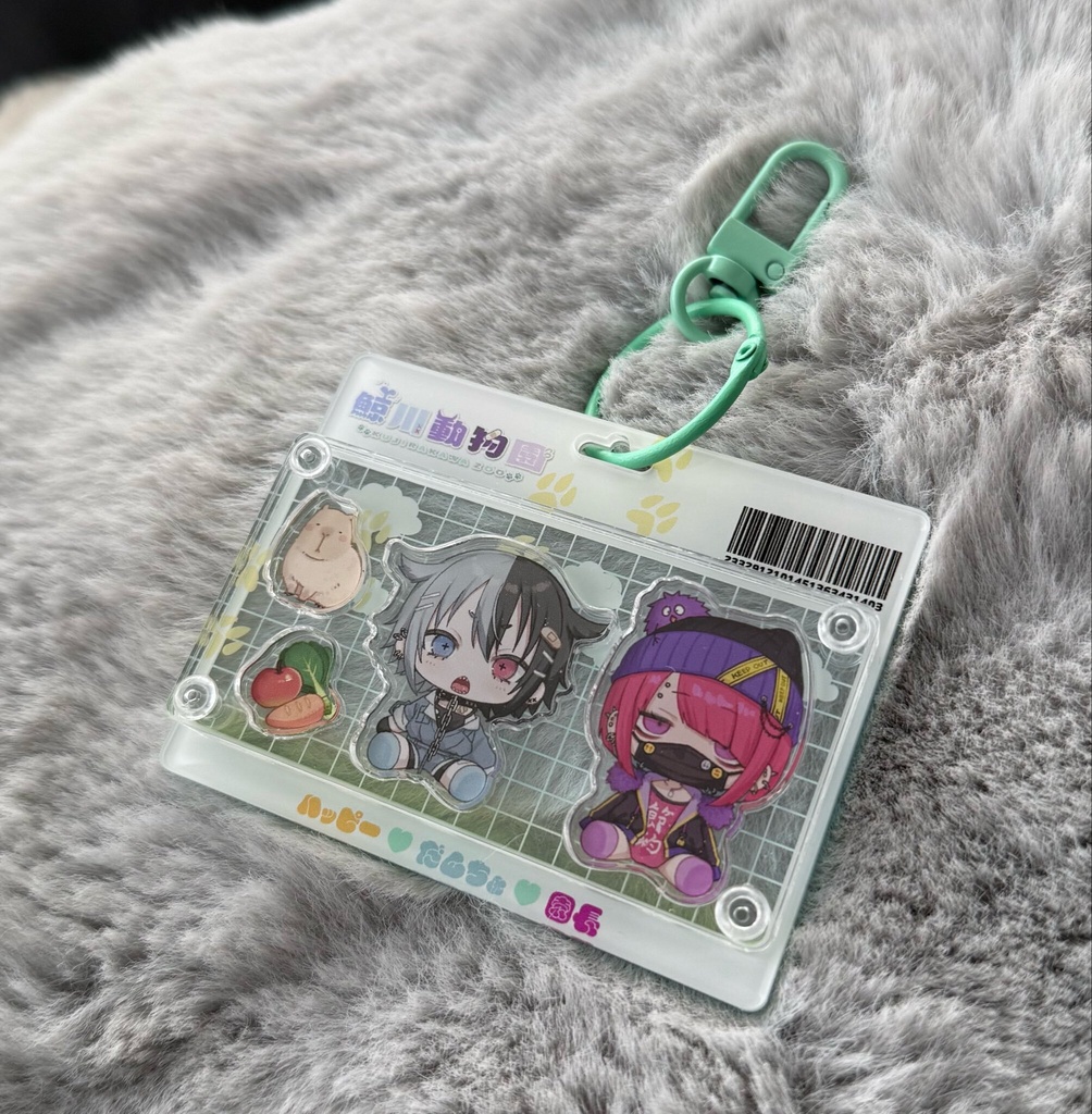 だんちょ&園長&ハッピーパッケージ風アクリルキーホルダー