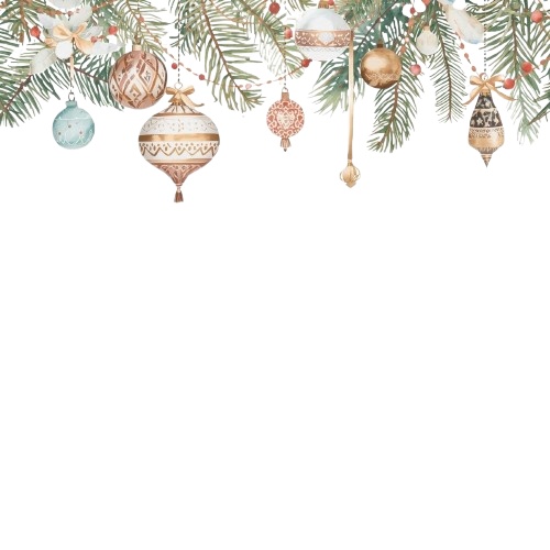 【クリスマス】水彩クリップアート(PNG/背景透過)12点セット