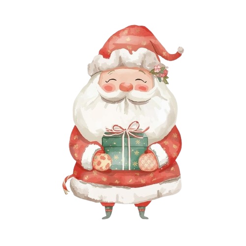 【クリスマス】水彩クリップアート(PNG/背景透過)12点セット