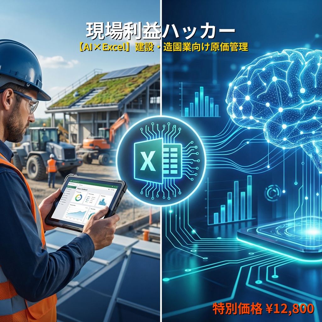建設・造園業向けExcel＋AI現場利益ハッカー