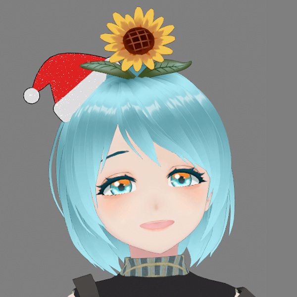 Christmas Hat (3D Model - Rigged) (VRChat / Vroid)