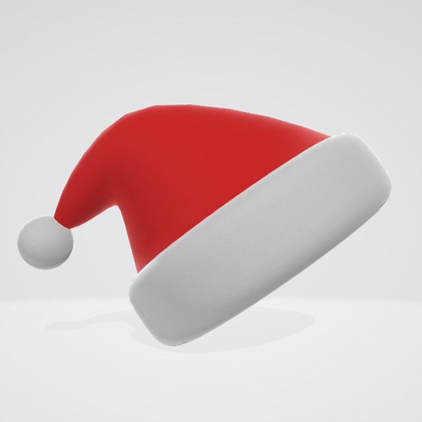 Christmas Hat (3D Model - Rigged) (VRChat / Vroid)