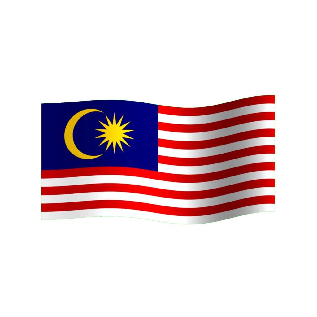 Malaysian Flag Loop Animation
