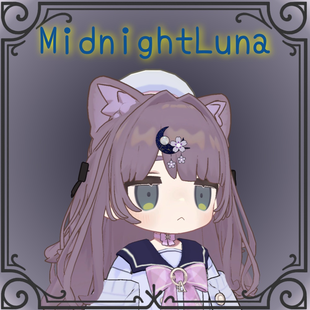 【無料/free】LunaFlora(ヘアピン)【VRC】