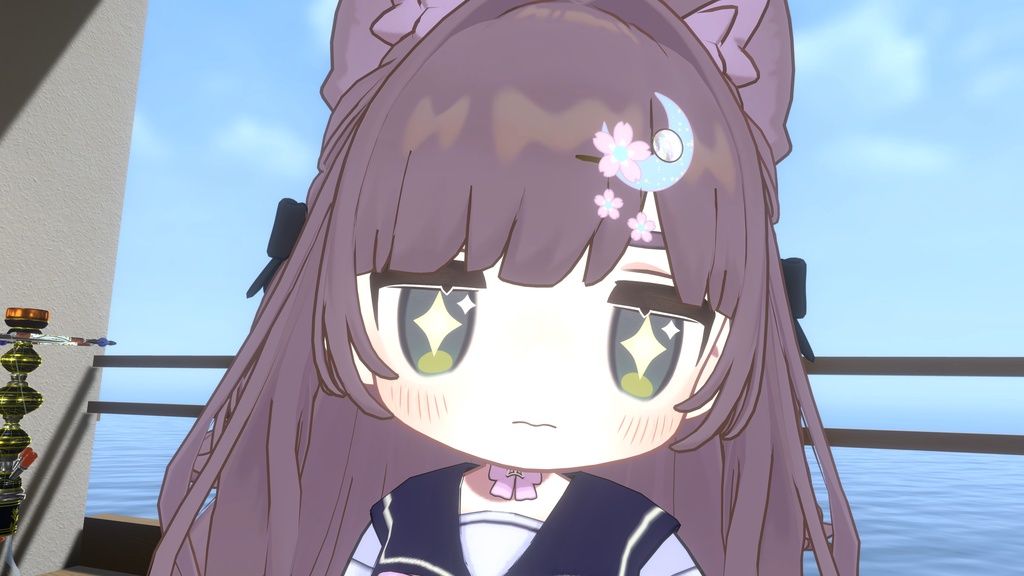 【無料/free】LunaFlora(ヘアピン)【VRC】