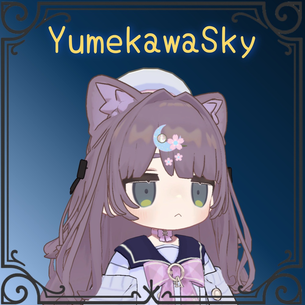 【無料/free】LunaFlora(ヘアピン)【VRC】