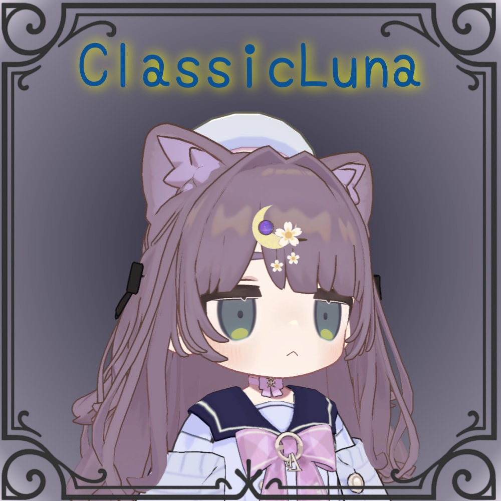 【無料/free】LunaFlora(ヘアピン)【VRC】