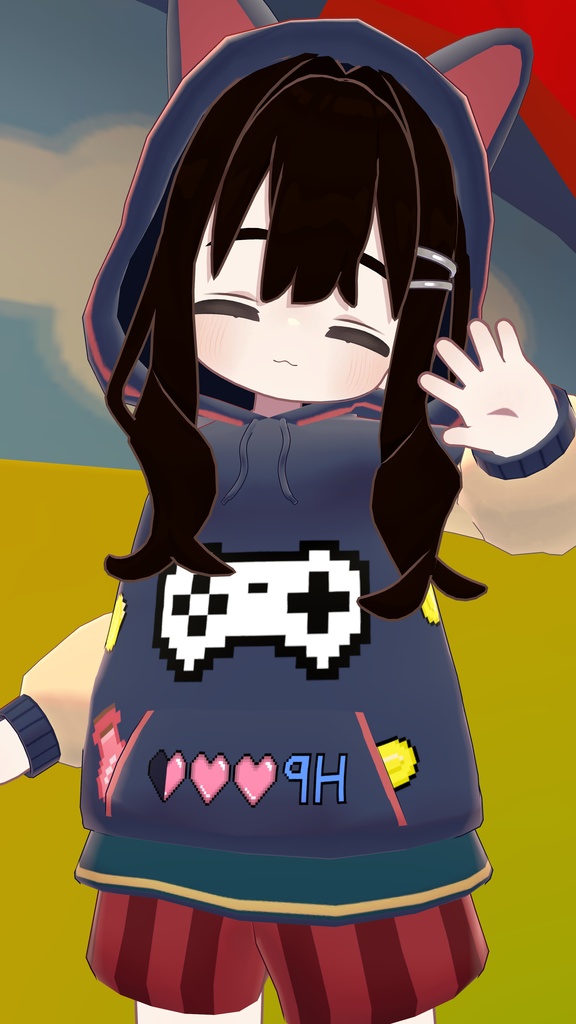 8bitパーカー【まめふれんず対応】