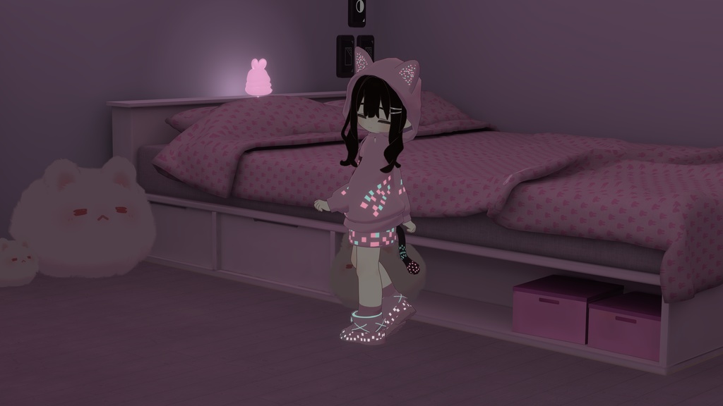 8bitパーカー【まめふれんず対応】