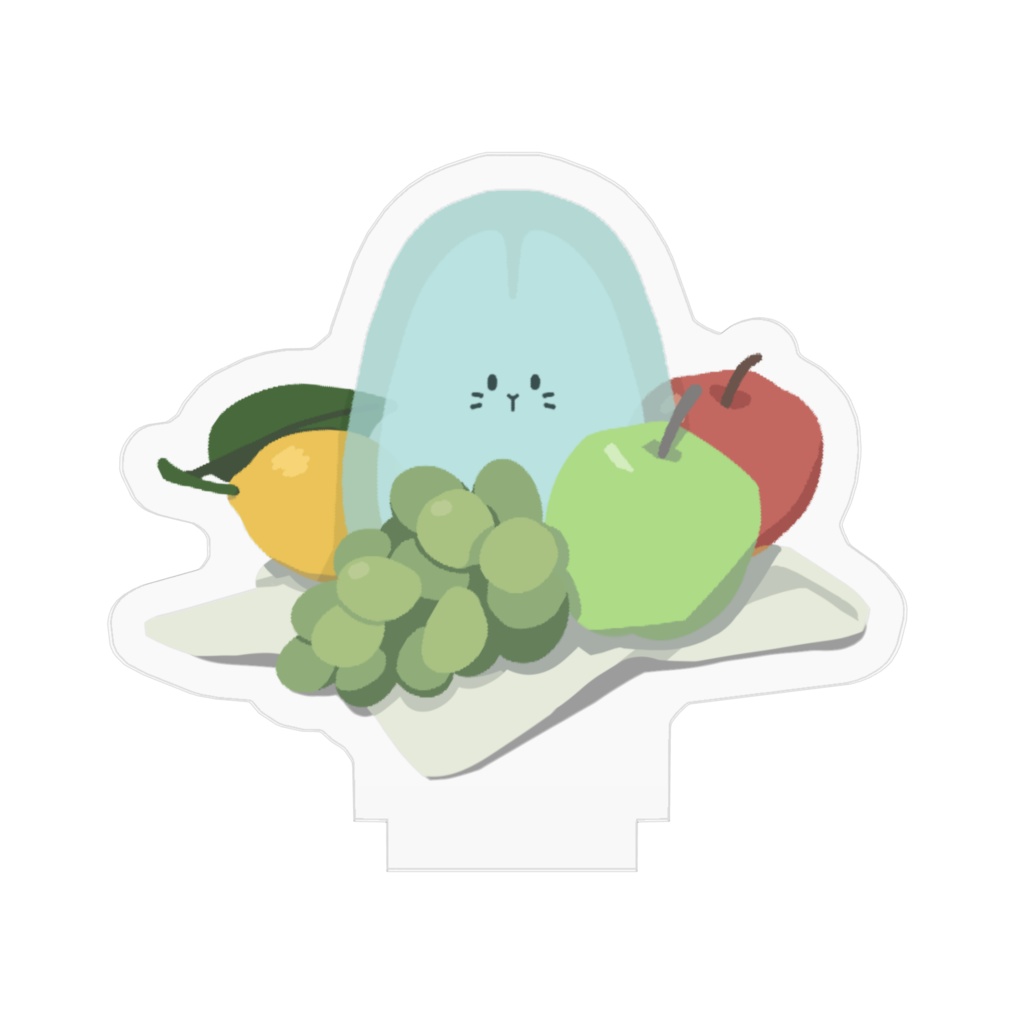 静物画うさぎアメーバアクリルスタンド【1st Anniversary】