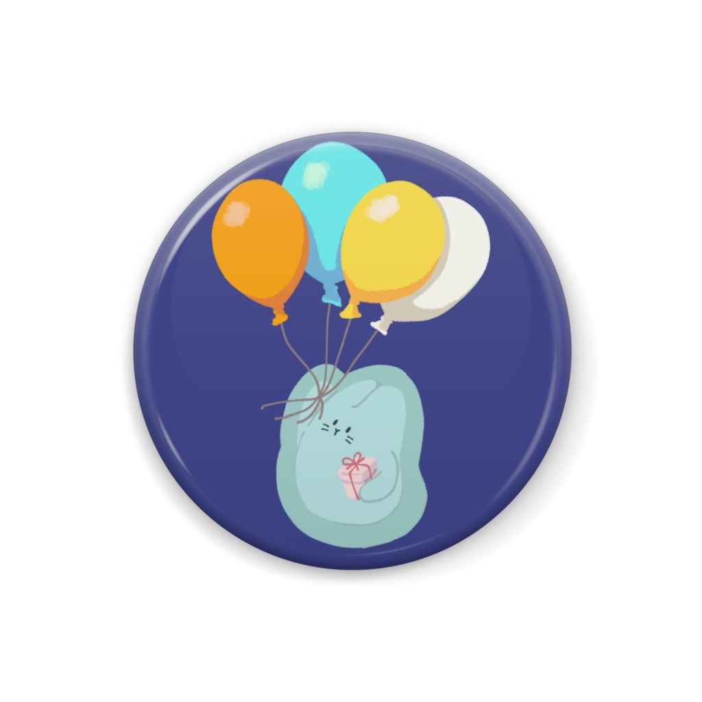 風船ふわふわ缶バッジ【1st Anniversary】