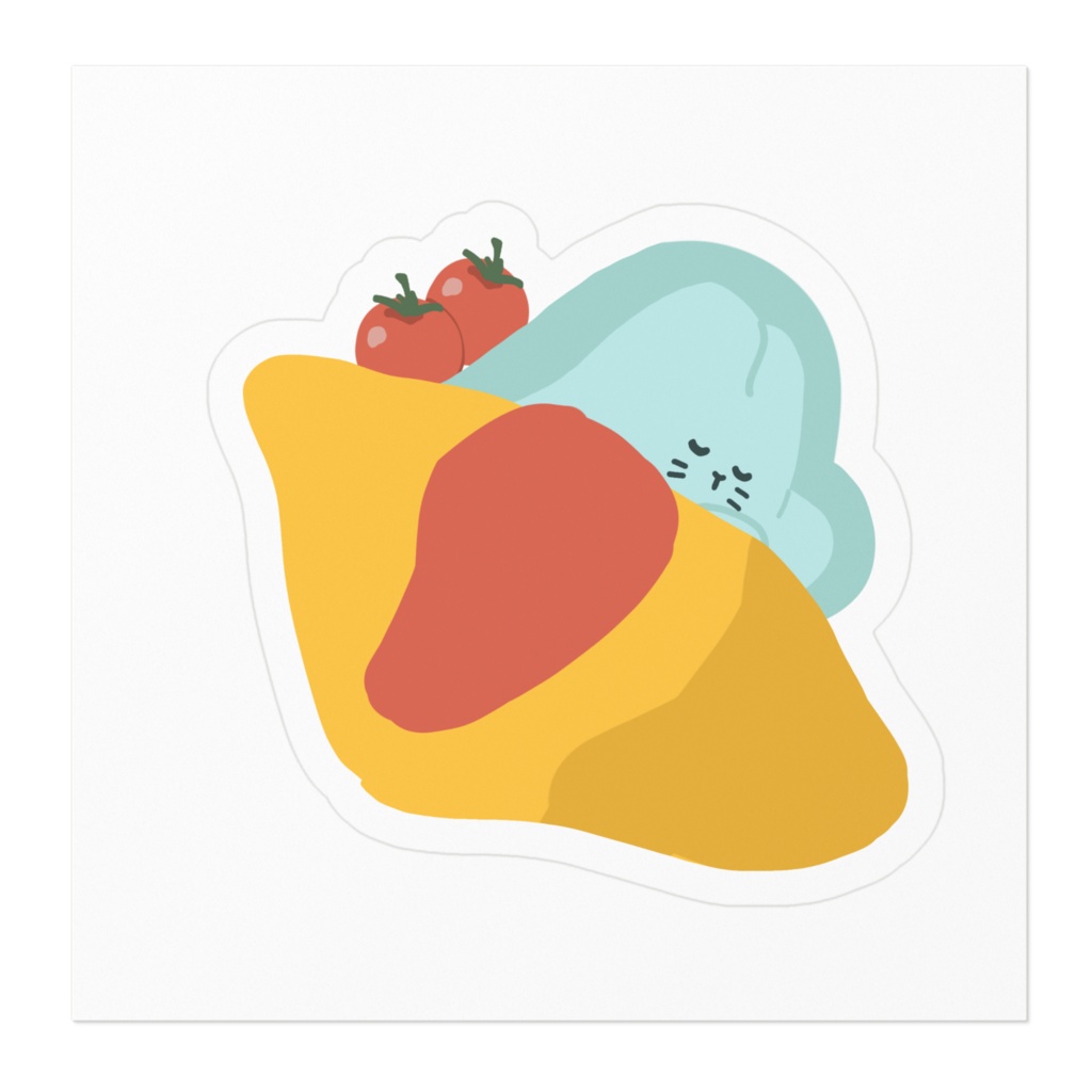 ぽにきちオムライスステッカー