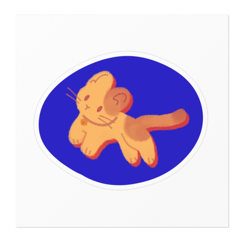 かわいいネコチャンステッカー