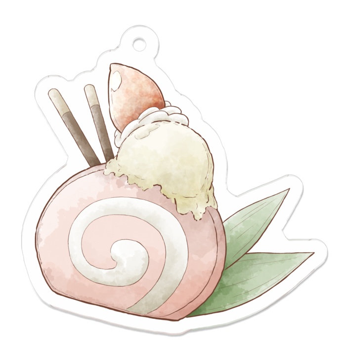 おいしい苺のロールケーキ@ぷらっと