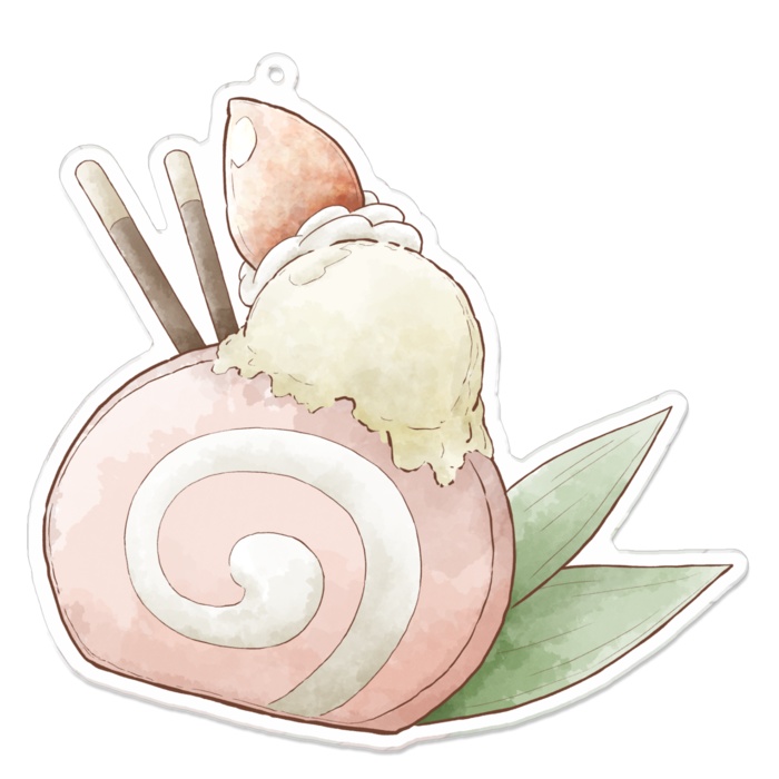 おいしい苺のロールケーキ@ぷらっと