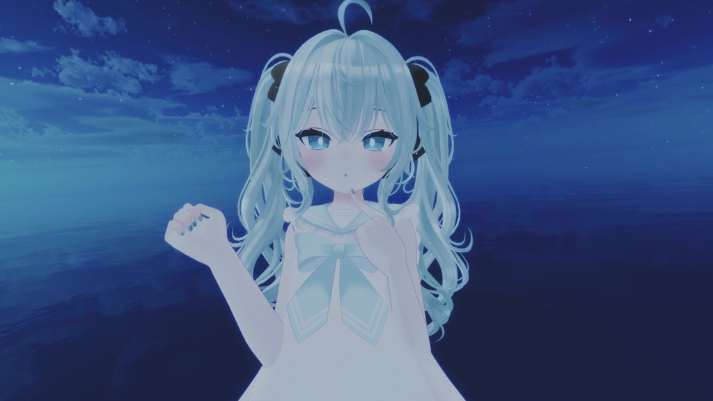 Turquoise Blurネイルテクスチャー