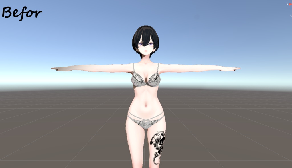 lilToon リアル影対応黒リムシェーダー