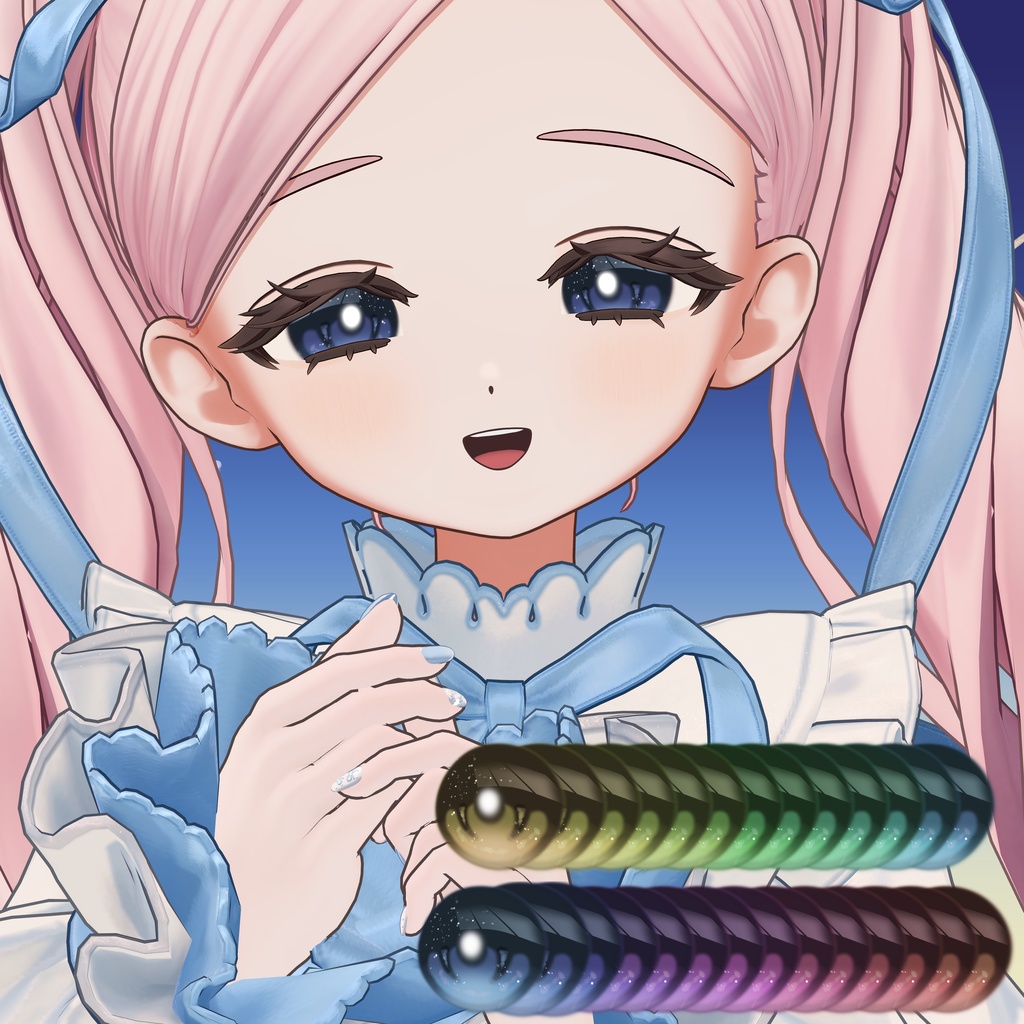 【6avatar】yozora eye texture【36colors】#NereaVeil