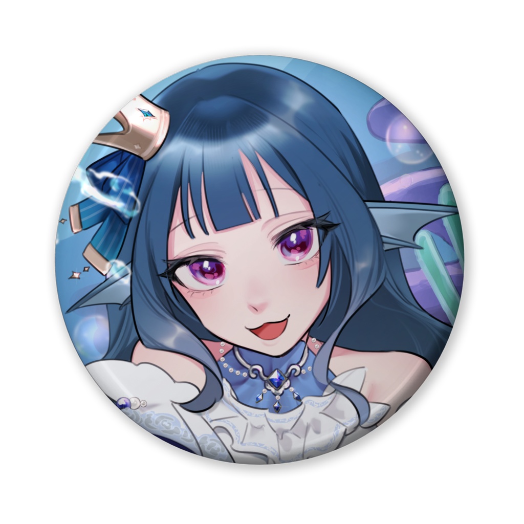 バレンタインイラスト缶バッジ