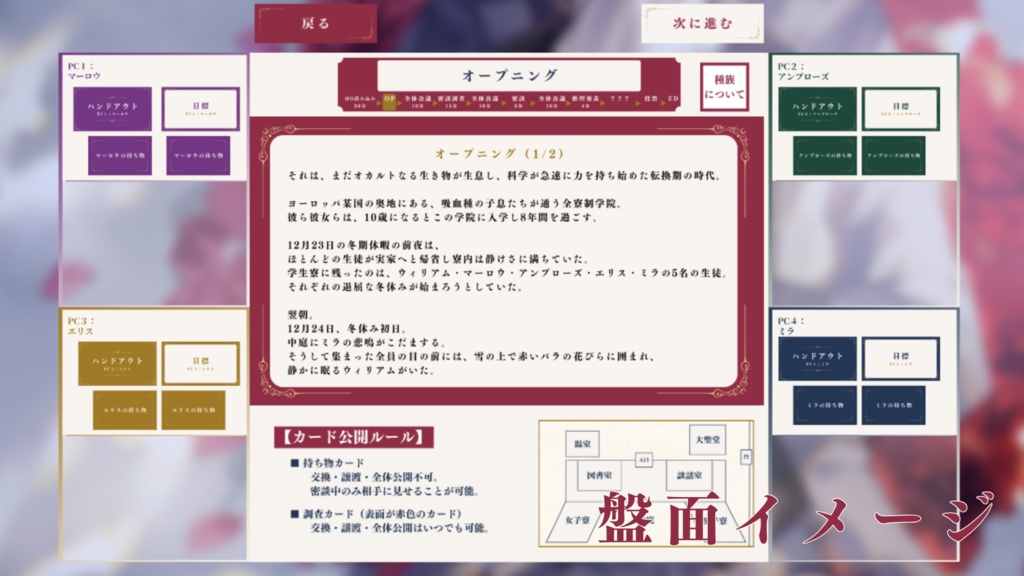 マーダーミステリー「純血種は語れない」