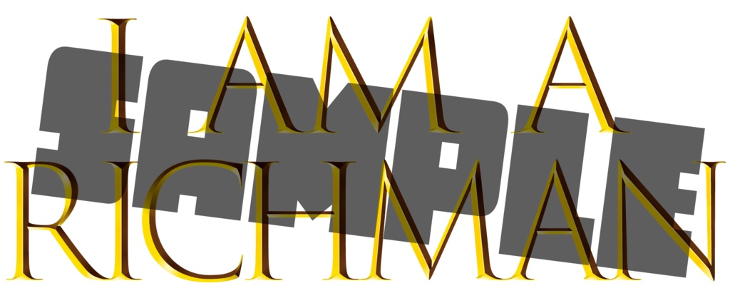 金持ちの証Tシャツ