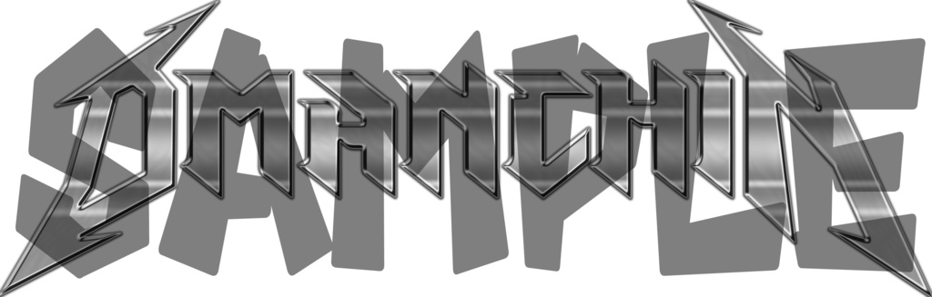 おまんちん メタルTシャツ ブラック