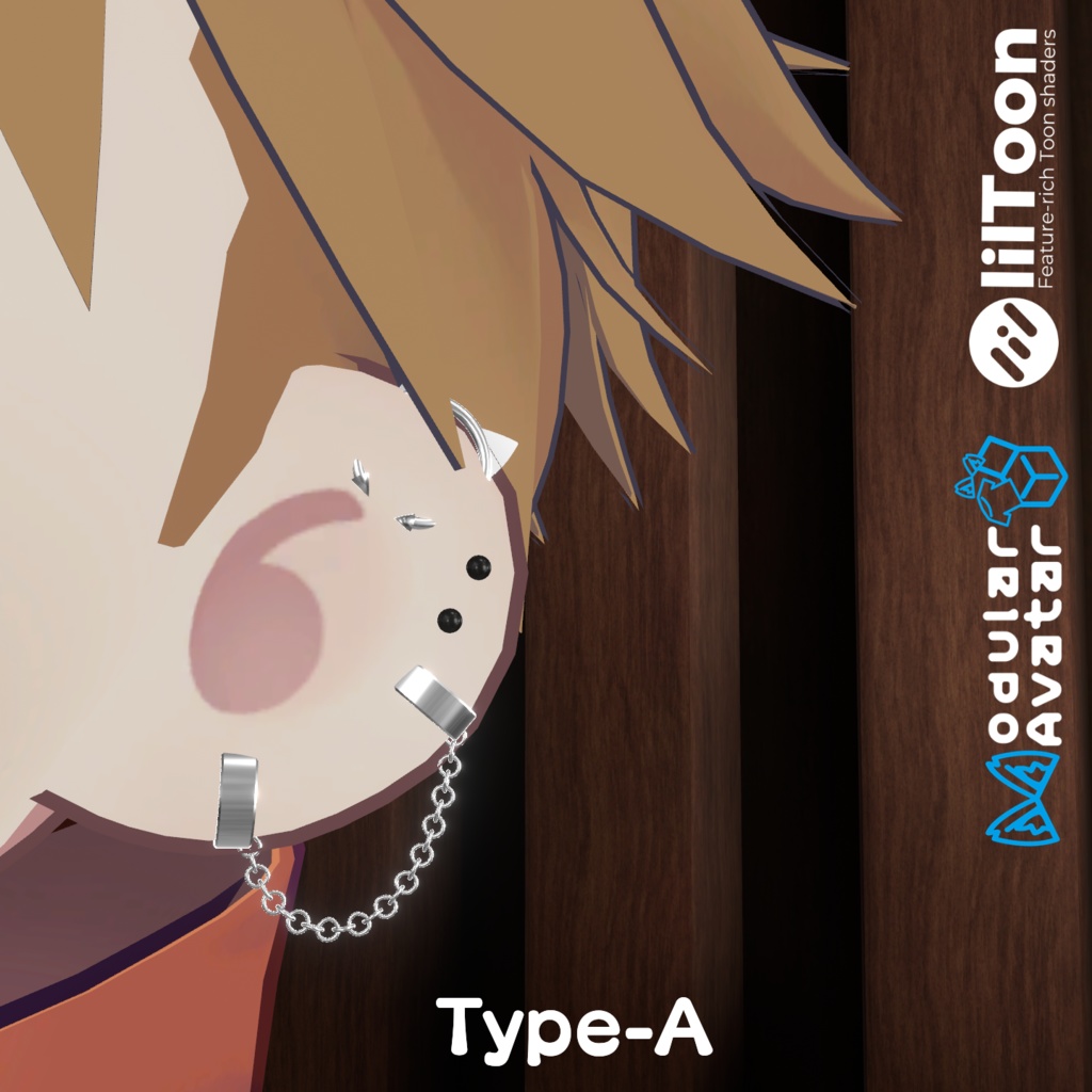 【MA対応】まめひなたのピアスセットTypeA~C