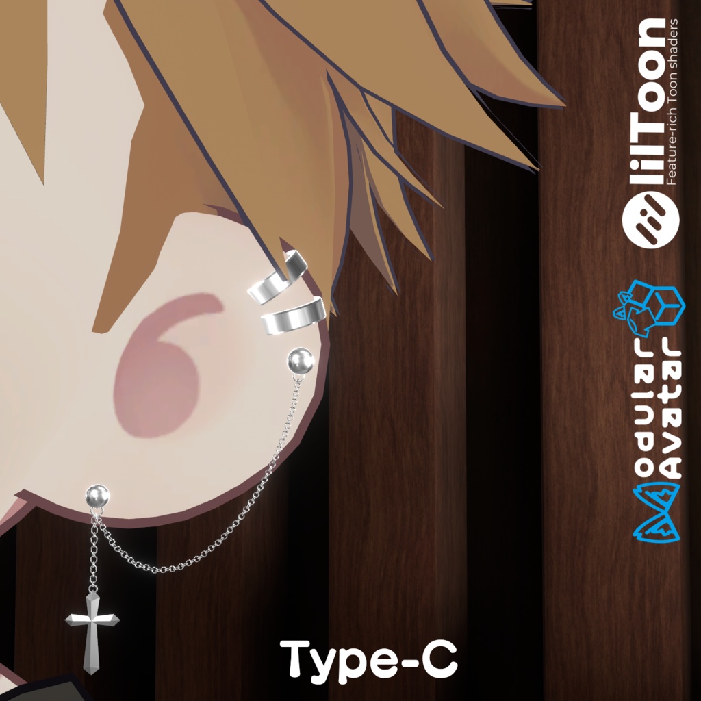 【MA対応】まめひなたのピアスセットTypeA~C