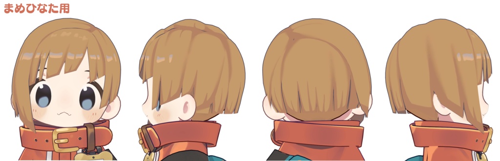 【髪型】まめふれんずのぱっつんアシメ