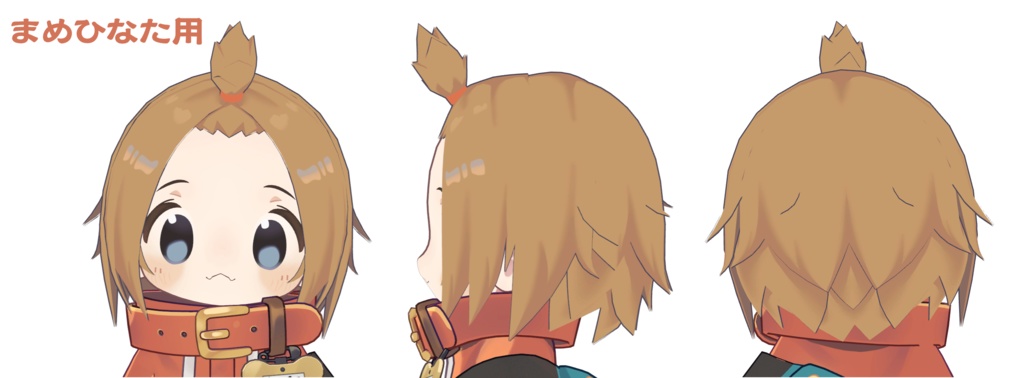 【髪型】まめふれんずのちょんまげポンパドール