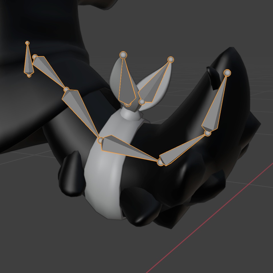 まめひなたのしっぽリボン2種