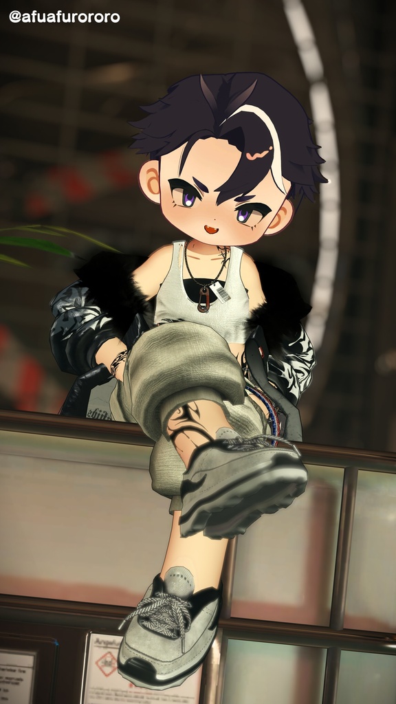 【髪型】まめふれんずのミディアムアップバング2