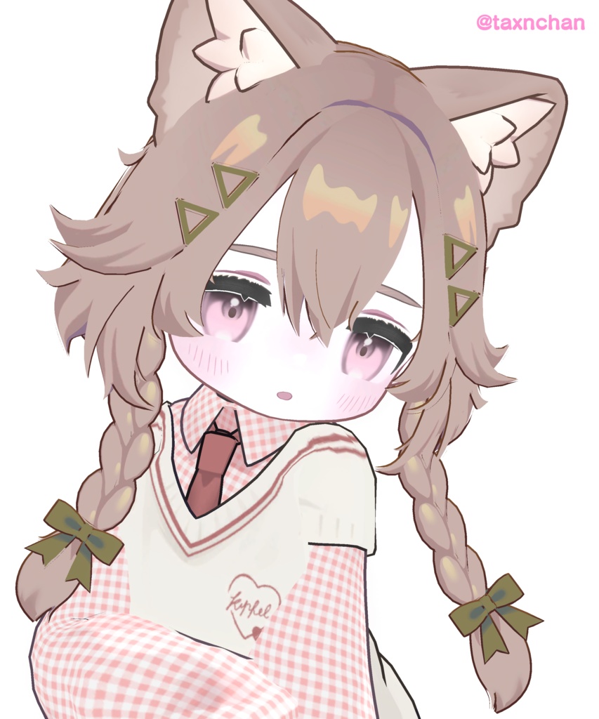 【髪型】Fluffy Braid (まめひなた・キプフェル・アズキ)