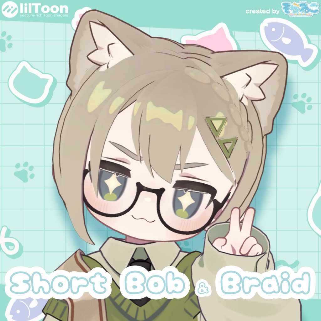 発売記念半額セール中!【髪型】Short Bob & Braid