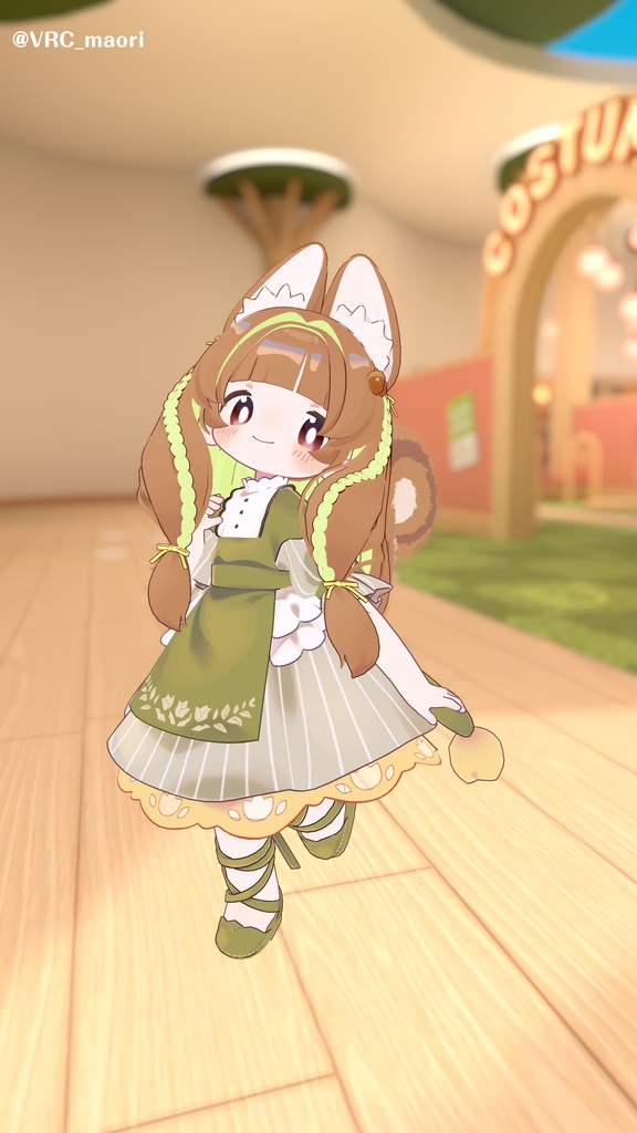 発売記念セール!【髪型】みつあみどんぐりすヘア(5アバター)