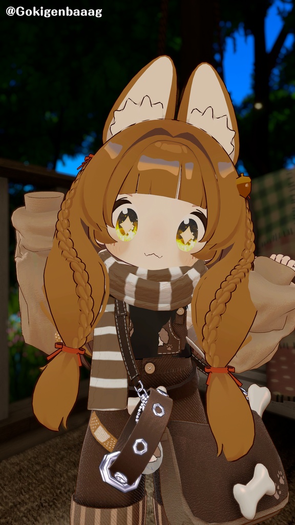 発売記念セール!【髪型】みつあみどんぐりすヘア(5アバター)