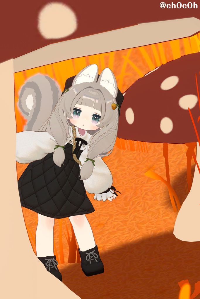 発売記念セール!【髪型】みつあみどんぐりすヘア(5アバター)