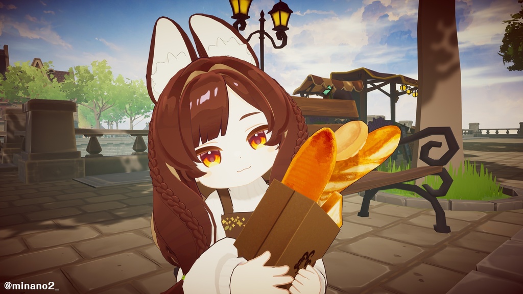 発売記念セール!【髪型】みつあみどんぐりすヘア(5アバター)