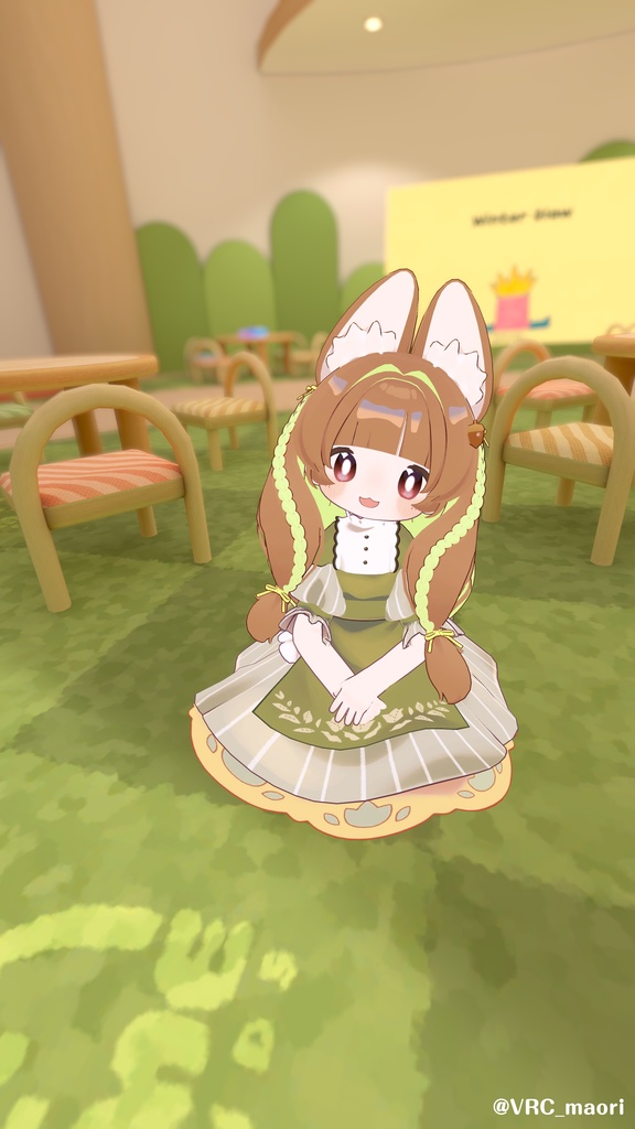 発売記念セール!【髪型】みつあみどんぐりすヘア(5アバター)