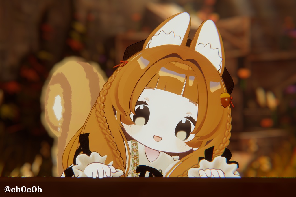 発売記念セール!【髪型】みつあみどんぐりすヘア(5アバター)